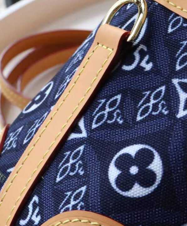 Louis Vuitton Noe Purse Bucket Bag M57447 Blue