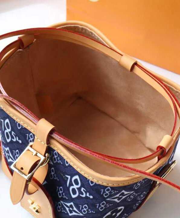 Louis Vuitton Noe Purse Bucket Bag M57447 Blue