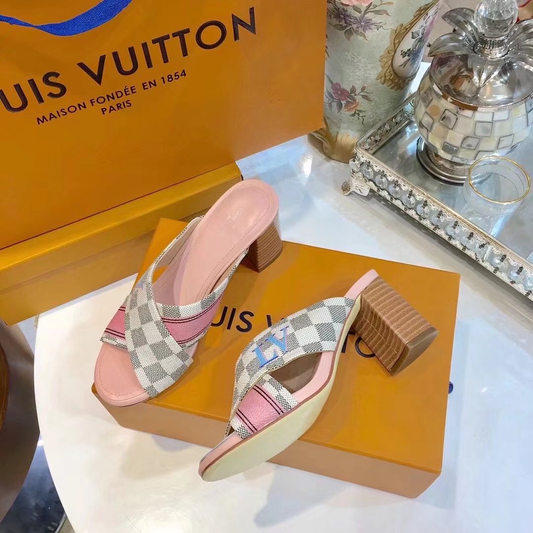 Louis Vuitton Outlet lady slippers LV845SY