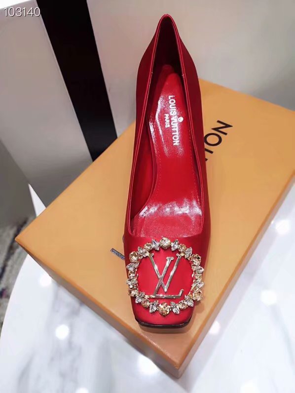 Louis Vuitton Outlet 7CM High Heels Shoes LV968QGC-3