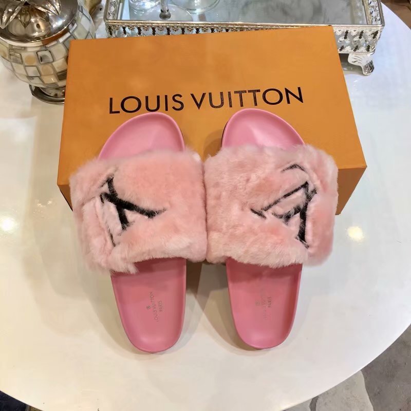 Louis Vuitton Outlet DIGITAL EXCLUSIVE BOM DIA FLAT MULE 1A4G98 pink