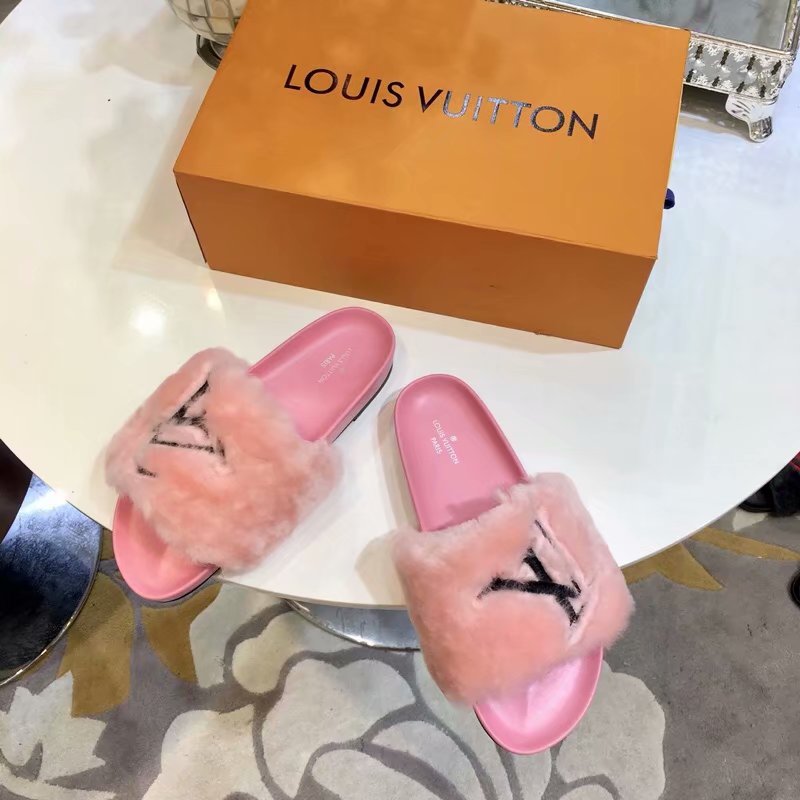 Louis Vuitton Outlet DIGITAL EXCLUSIVE BOM DIA FLAT MULE 1A4G98 pink