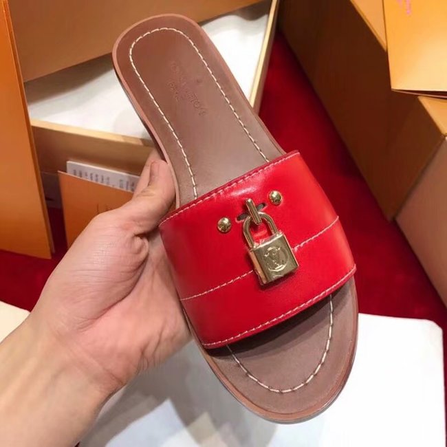 Louis Vuitton Outlet lady slippers LV884LD red