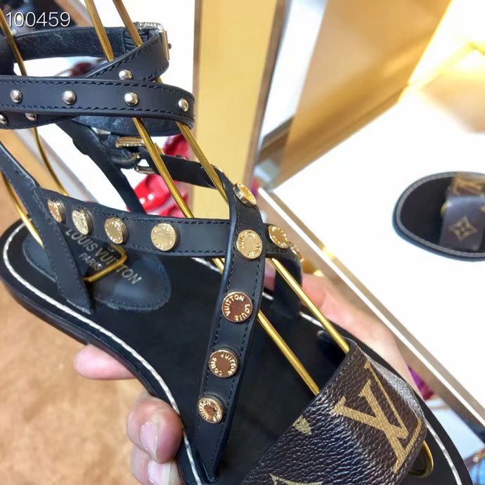 Louis Vuitton Outlet lady leather Sandals LV952SY-1