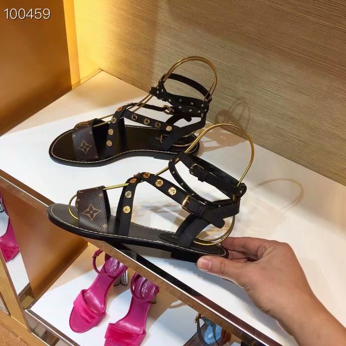 Louis Vuitton Outlet lady leather Sandals LV952SY-1