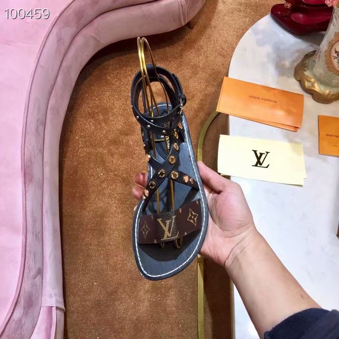 Louis Vuitton Outlet lady leather Sandals LV952SY-1