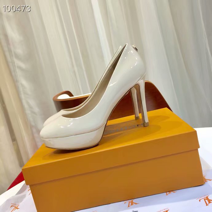 Louis Vuitton Outlet lady leather Shoes LV954SY-3 10.5CM height