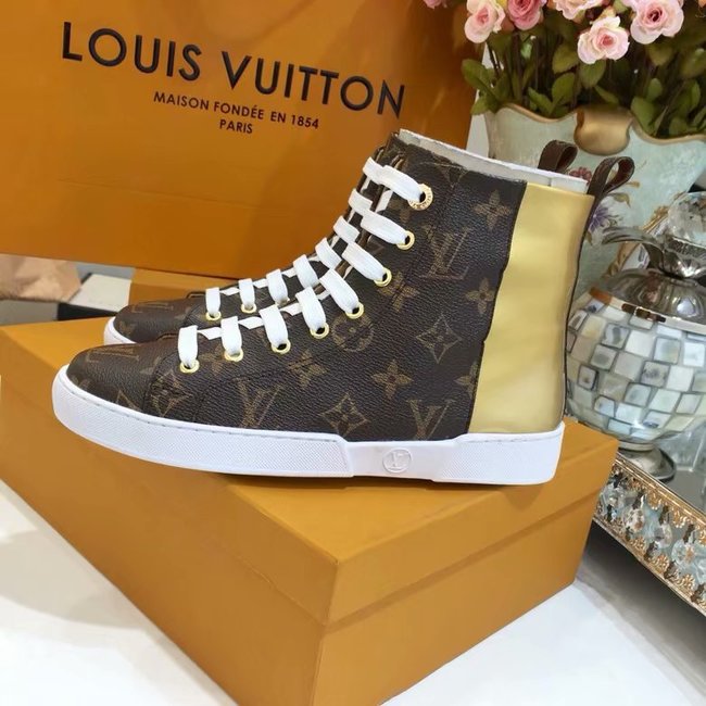 Louis Vuitton Outlet DIGITAL EXCLUSIVE HEART SNEAKER BOOT LV902SY yellow - Click Image to Close