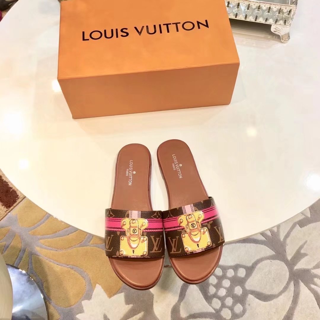 Louis Vuitton Outlet lady slippers LV845SY