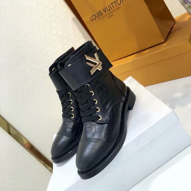 Louis Vuitton Outlet WONDERLAND FLAT RANGER LV908SY black