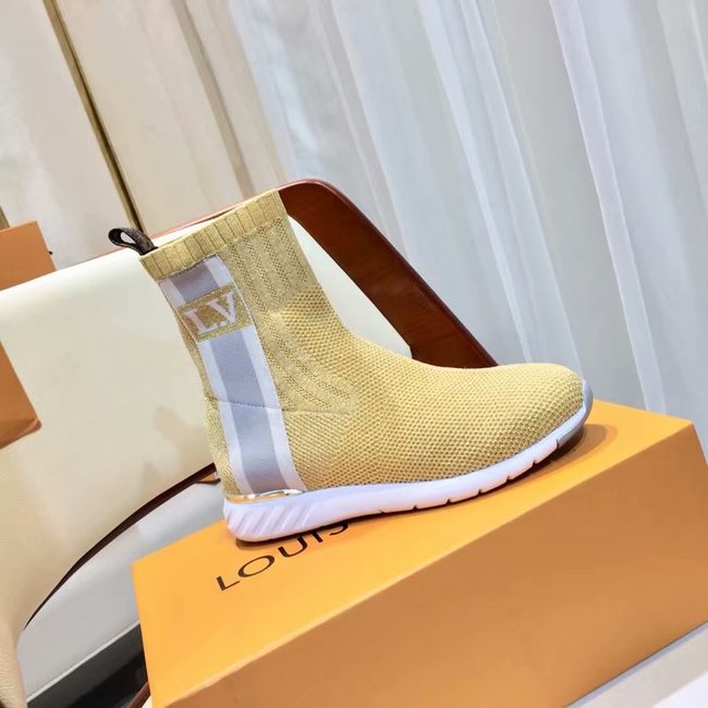 Louis Vuitton Outlet AFTERGAME SNEAKER BOOT LV897SY yellow