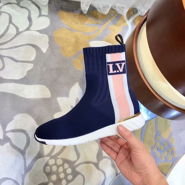 Louis Vuitton Outlet AFTERGAME SNEAKER BOOT LV897SY blue