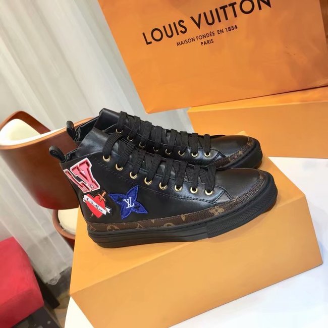 Louis Vuitton Outlet DIGITAL EXCLUSIVE LV BLACK HEART SNEAKER BOOT LV891SY - Click Image to Close