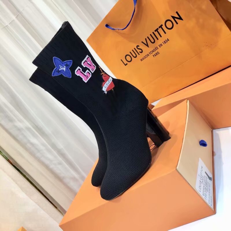 Louis Vuitton Outlet SILHOUETTE ANKLE BOOT LV923SY black