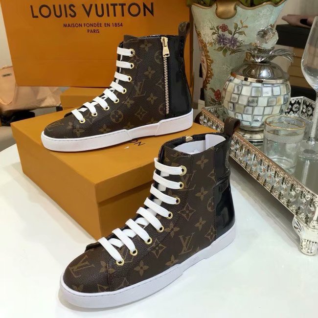 Louis Vuitton Outlet DIGITAL EXCLUSIVE HEART SNEAKER BOOT LV901SY black