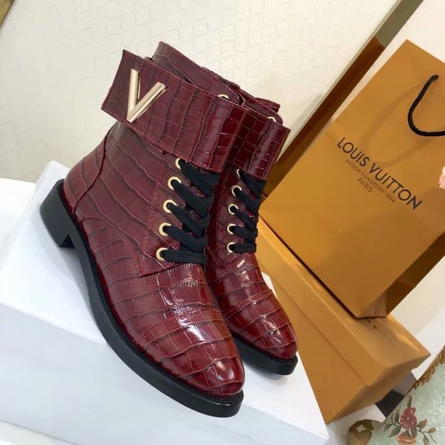 Louis Vuitton Outlet WONDERLAND FLAT RANGER LV908SY red - Click Image to Close