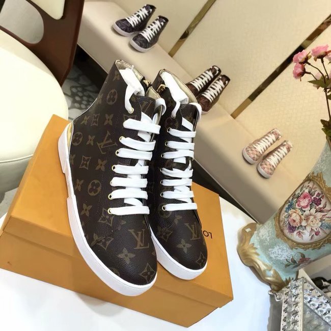 Louis Vuitton Outlet DIGITAL EXCLUSIVE HEART SNEAKER BOOT LV901SY brown - Click Image to Close