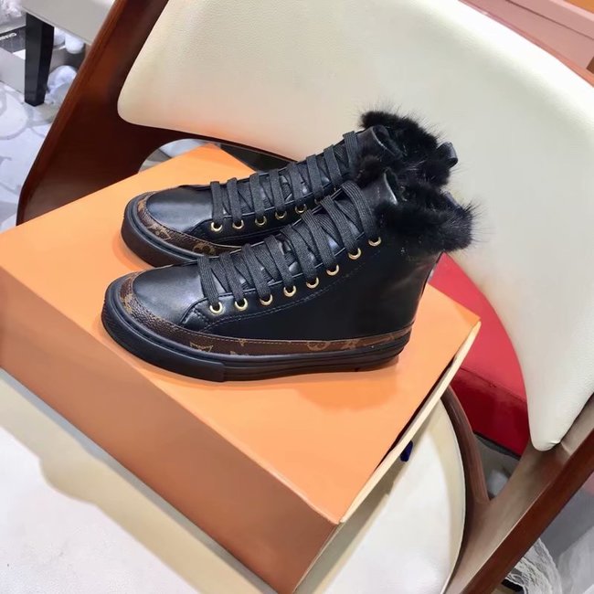 Louis Vuitton Outlet STELLAR SNEAKER BOOT LV893SY black - Click Image to Close