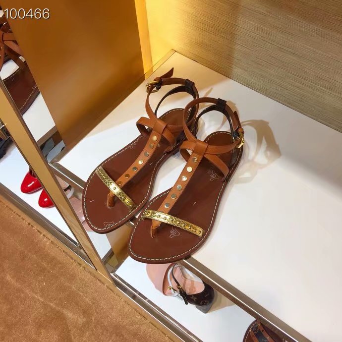 Louis Vuitton Outlet lady leather Sandals LV950SY-1 - Click Image to Close