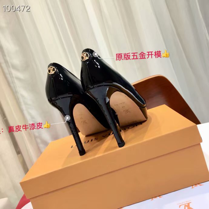 Louis Vuitton Outlet lady leather Shoes LV954SY-4 10.5CM height