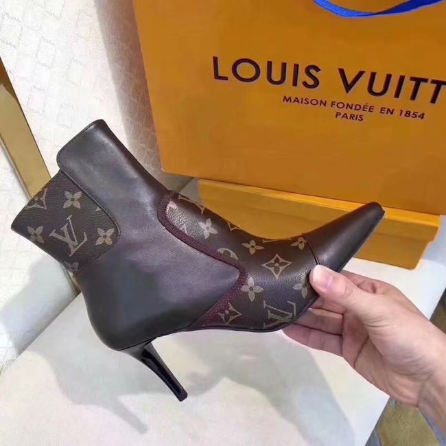 Louis Vuitton Outlet MATCHMAKE ANKLE BOOT LV907SY black&brown