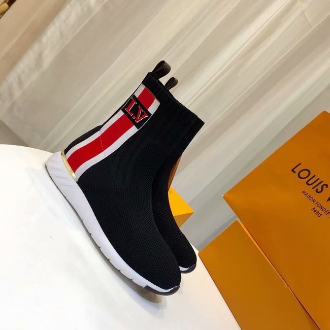 Louis Vuitton Outlet AFTERGAME SNEAKER BOOT LV897SY black - Click Image to Close