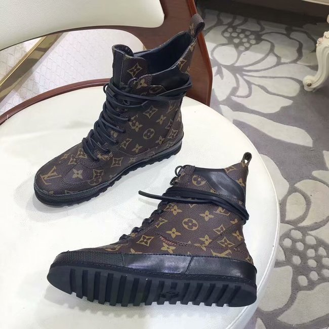 Louis Vuitton Outlet DIGITAL EXCLUSIVE HEART SNEAKER BOOT LV906SY brown - Click Image to Close